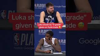 Luka's Reaction to Kyrie Trade Being Given a 