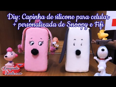 DIY: como fazer capinha de silicone para celular e tablet | Snoopy e Fifi (Peanuts, O FIlme) DIY: como fazer capinha de silicone para celular e tablet | Snoopy e Fifi (Peanuts, O FIlme)