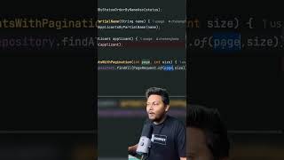 Pagination In Spring Boot ✅#springboot #javadevelopment #programming #springframework #coding