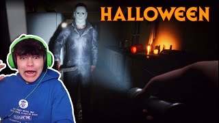 Playing Fan Made Halloween Game!! Michael Myers is TERRIFYING!!