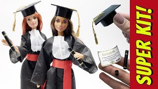 How to Make a Graduation Kit for Barbie Dolls!