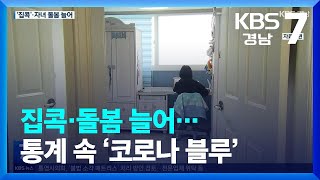 집콕·돌봄 늘어…통계 속 ‘코로나 블루’ / KBS  2022.08.23.