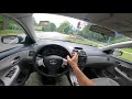 2012 toyota corolla x 1.8 134 hp pov test drive