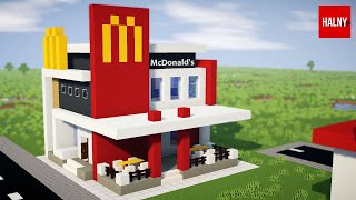 How to build McDonald's in Minecraft 1.18.1