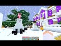 playing as the snow princess in minecraft