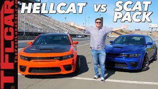 2020 Dodge Charger Hellcat Widebody vs Scat Pack Widebody - You'll Be Surprised Which One We'd Buy!