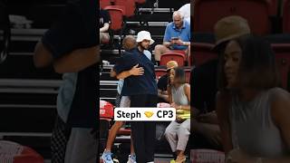 Steph Curry & Chris Paul pulled up to the Dubs Summer League game (via NBATV)