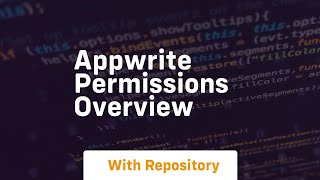appwrite permissions overview