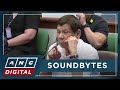 Duterte slams lawmakers 'forcing' cop to confirm drug war system: It's perjury | ANC