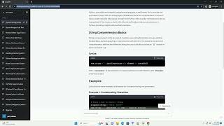 Python Does python has string comprehension like list comprehension