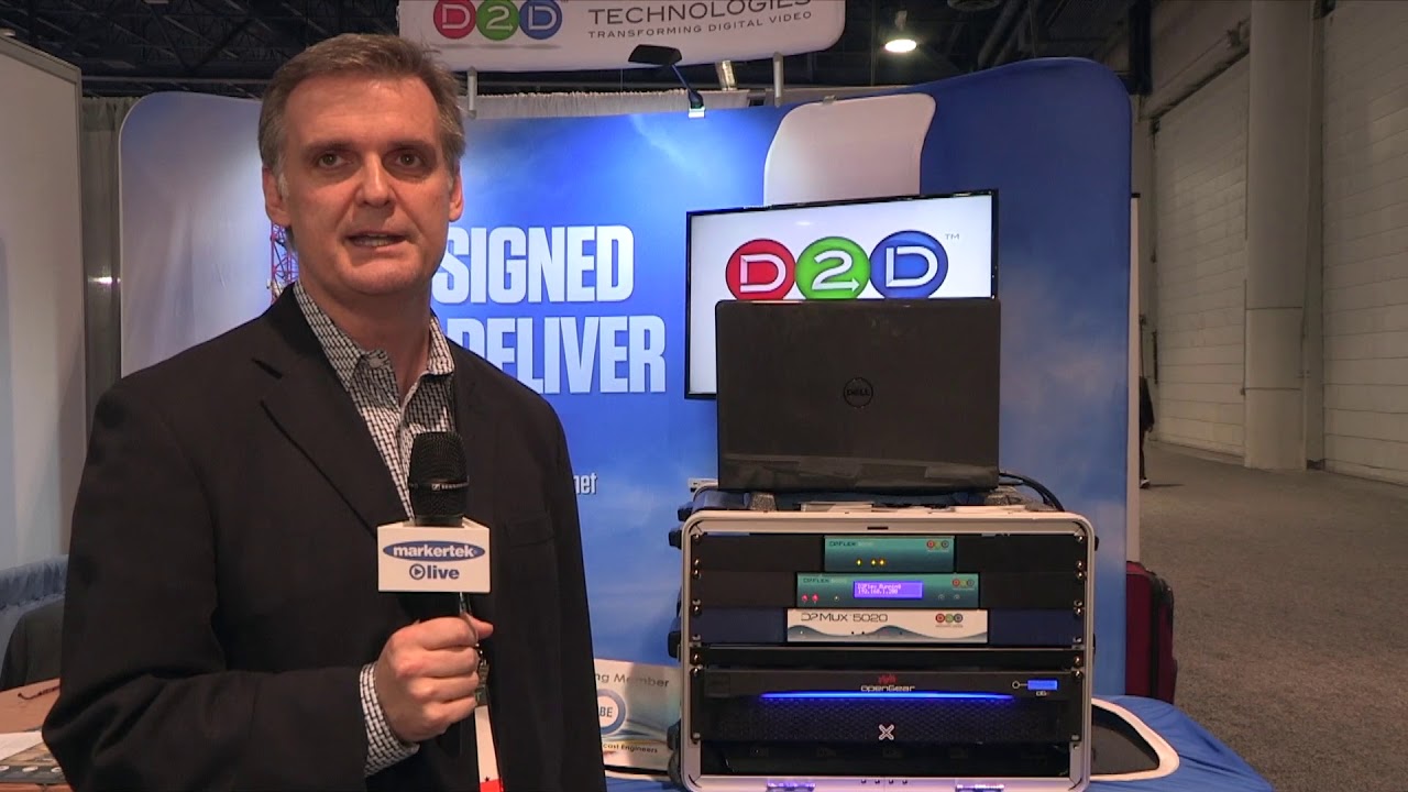 D2d Technologies D2mux 5020 Broadcast Multiplexer At Nab Las Vegas 2018