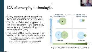 LCA for Emerging Technologies