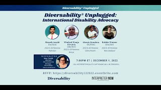 Diversability Unplugged: International Disability Advocacy