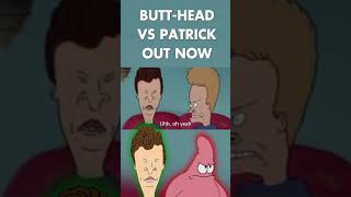 PATRICK vs BUTTHEAD RAP BATTLE #shorts #patrickstar #beavisandbutthead #rapbattle #spongebob