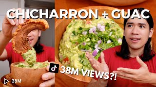 CHICHARRON & GUACAMOLE 🐷🥑 | ASMR Jujumao cooking | Viral food recipe