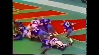 NFL Today halftime highlights - November 9, 1980