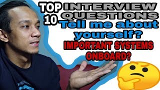 Mga Tanong sa Interview para sa (Engine Cadets) International Company  | #SeamanVlog