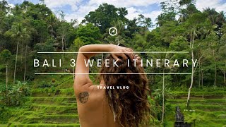 BALI | 3 WEEK ITINERARY