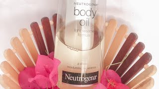 Review of the neutrogena body oil | light sesame formula🤩