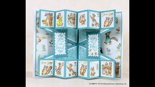 No 676 Concertina Pop-up WOW Card - JanBCards