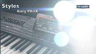 Extraits Korg PA4x : Styles