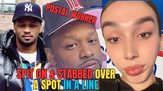 Postal Worker Spit On \u0026 Stabbed Over A Spot In Deli Line By Transgender Woman