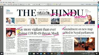 HOW TO READ HINDU EDITORIAL//PERFECT STRATEGY//