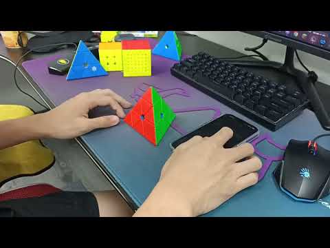 Pyraminx Lbl Method 2 22 Average Youtube