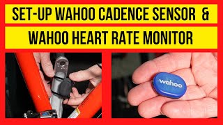 How to Install & Set up a Wahoo Cadence Sensor & Heart Rate monitor on Indoor Bike Trainer #wahoo