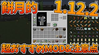 【マイクラMOD】餅月の1.12.2超おすすめMOD＆注意点！【1.12.2】