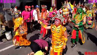 媽祖 駕前 護衛聖將 祭改 善信 ， 東津 朝隆聖堂 參禮 東港 天鳳宮 ， 東港 朝隆宮 漁村 媽祖 護境 文化祭 戊戌年  2018.05.05                    @SpreadTheVividRecordsOfTheGods