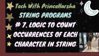 7.Programs on strings - Program to count occurrences of character in string