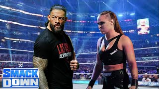 WWE Full Match - Ronda Rousey Vs. Roman Reings : SmackDown Live Full Match