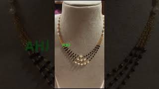 #Beautiful handmade black beads chain# 850/-