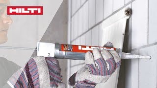 Chemical Fastening: Hilti HIT - 1 Adhesive Mortar