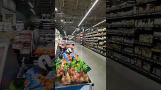 Amazon Fresh Grocery Store Near You - Huge store, clean, a bit dark, cafe, lots of cameras #shorts