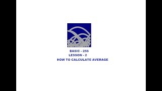 BASIC - 256 HOW TO CALCULATE AVERAGE👨💻👨💻👨💻