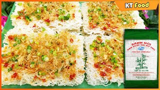 Cách Làm Cơm Cháy Chà Bông Cấp Tốc Bằng Bánh Hỏi Khô Nhanh Gọn Mà Ngon Thần Sầu - KT Food