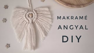 Makramé Karácsonyi Angyal készítés |DIy Macrame Christmas Angel Decor