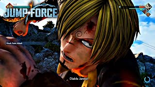 SANJI SKILLS ATTACK AND ULTIMATE FINISHERS (JUMP FORCE) GAMEPLAY