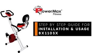 BX110SX  X- Bike Installation Guide Powermax