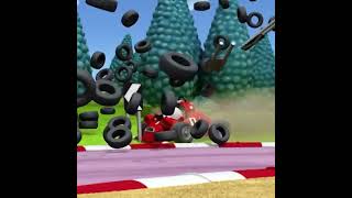 Roary’s Epic Tire Crash #shorts #roarytheracingcar