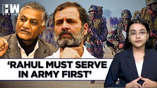 After Rahul Gandhi Pledges To Scrap Agniveer Scheme, VK Singh Asks Him To Serve In Army First