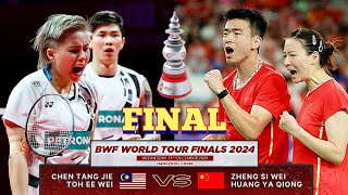 Paduu La!!🇲🇾Chen Tang Jie-Toh Ee Wei VS 🇨🇳Zheng Si Wei-Huang Ya Qiong🔥!!|Bwf World Tour Finals 2024|