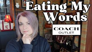 Coach Outlet Haul (Why I Changed My Mind About Coach Outlet Bags)