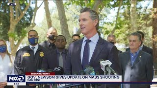 Newsom reacts to VTA mass shooting: "What the hell is going on in the United States of America"