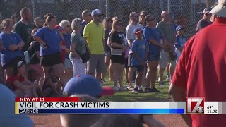 Garner community holds vigil for crash victims
