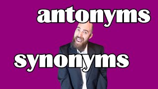 Synonyms and Antonyms (AJR Bang! Parody)