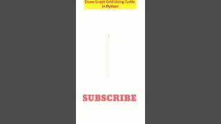🐢😲Draw Graph Grid Using Turtle in Python|Python program to draw a bar chart using turtle|#shorts|