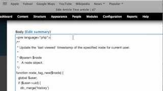 Setup Markdown Filter with Syntax Highlighting in Drupal 7